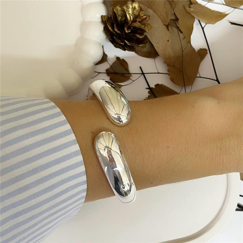 PULSEIRA PRATA 925 BRACELETE LISO