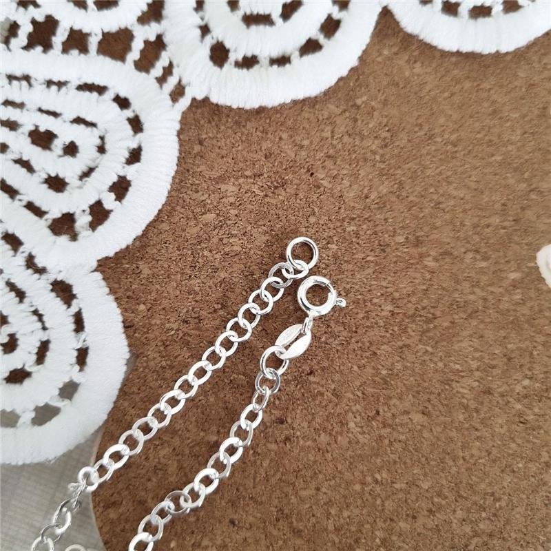 PULSEIRA PRATA 925 CÉU ESTRELA LUA E PONTO LUZ AZUL