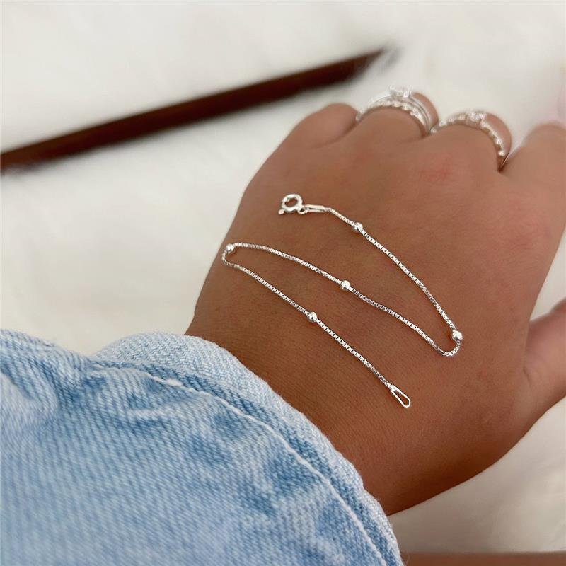 PULSEIRA PRATA 925 COM BOLINHAS