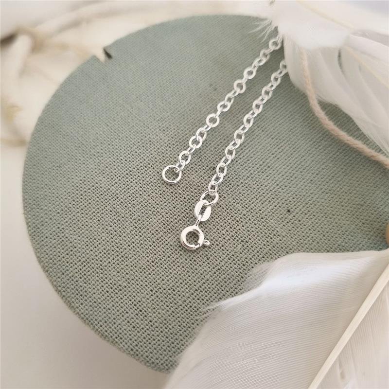 PULSEIRA PRATA 925 CONCHA COM PONTO LUZ