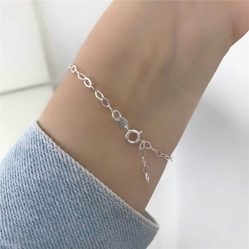PULSEIRA PRATA 925 CORAÇÃO PEDRA COLORIDA