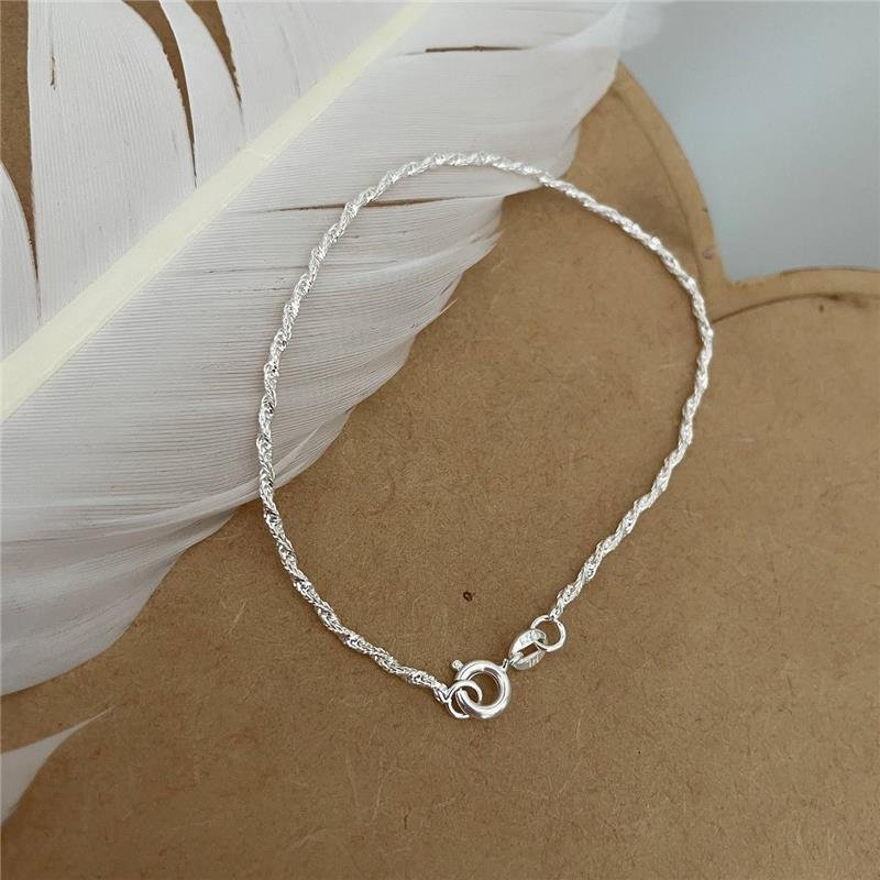 PULSEIRA PRATA 925 CORDÃO BAIANO