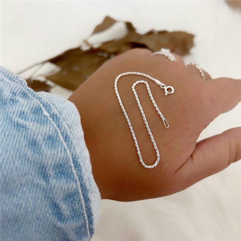 PULSEIRA PRATA 925 CORDÃO BAIANO