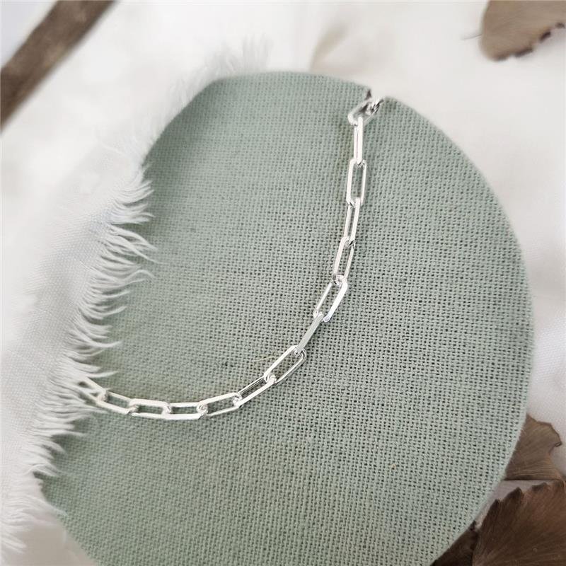 PULSEIRA PRATA 925 CORRENTE CADEIA CONSAGRAÇÃO 3MM