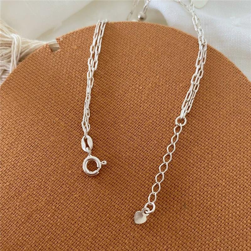 PULSEIRA PRATA 925 DUPLA TRÊS BOLINHAS E CORAÇÕES