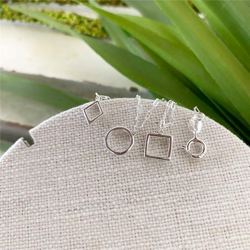 PULSEIRA PRATA 925 FORMAS GEOMÉTRICAS