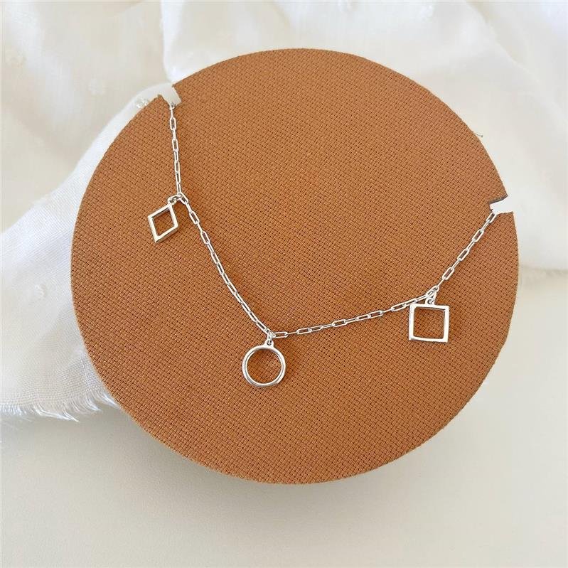 PULSEIRA PRATA 925 FORMAS GEOMÉTRICAS