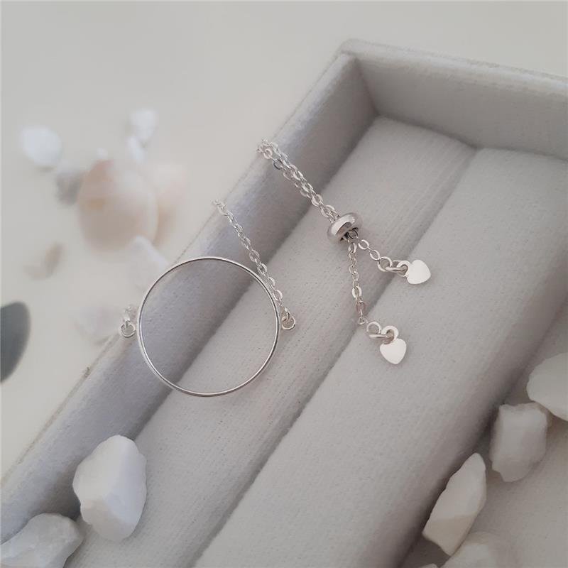 PULSEIRA PRATA 925 GEOMÉTRICA REDONDO