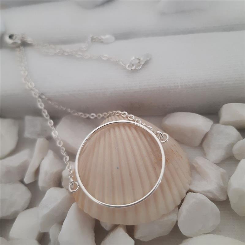 PULSEIRA PRATA 925 GEOMÉTRICA REDONDO