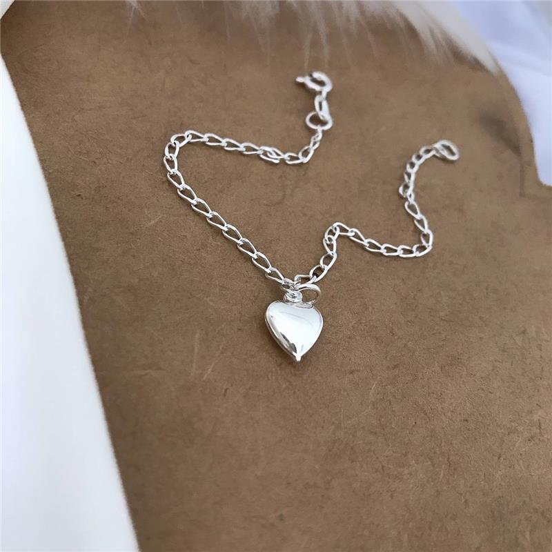 PULSEIRA PRATA 925 INFANTIL CORAÇÃO