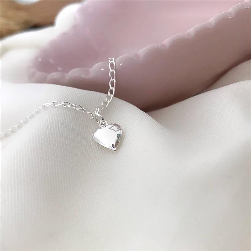 PULSEIRA PRATA 925 INFANTIL CORAÇÃO