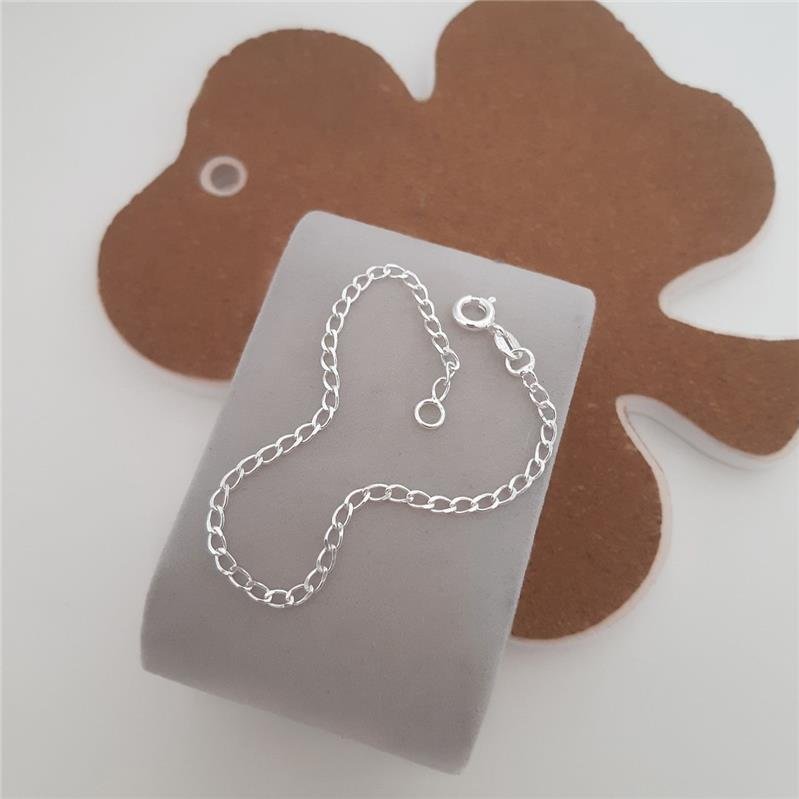 PULSEIRA PRATA 925 INFANTIL ELO GROUMET