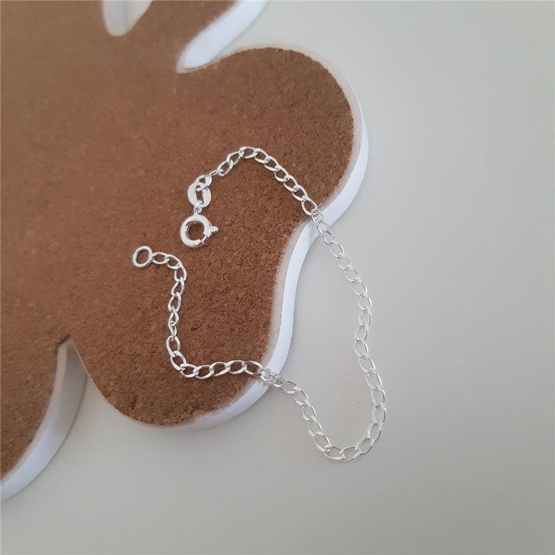 PULSEIRA PRATA 925 INFANTIL ELO GROUMET