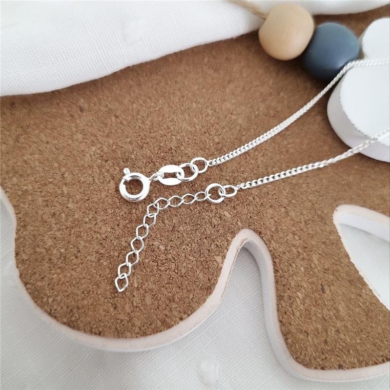 PULSEIRA PRATA 925 INFANTIL PEDRA OVAL