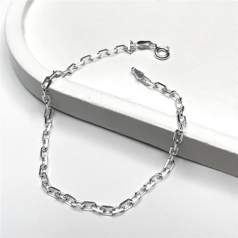 PULSEIRA PRATA 925 MINIMALISTA ELOS