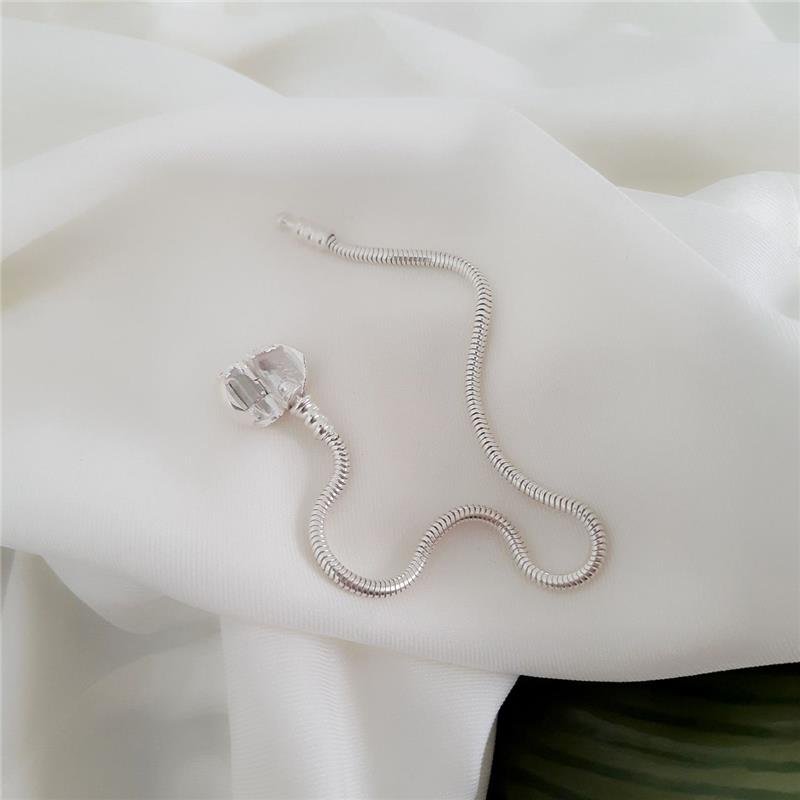 PULSEIRA PRATA 925 PARA BERLOQUE 18 CM