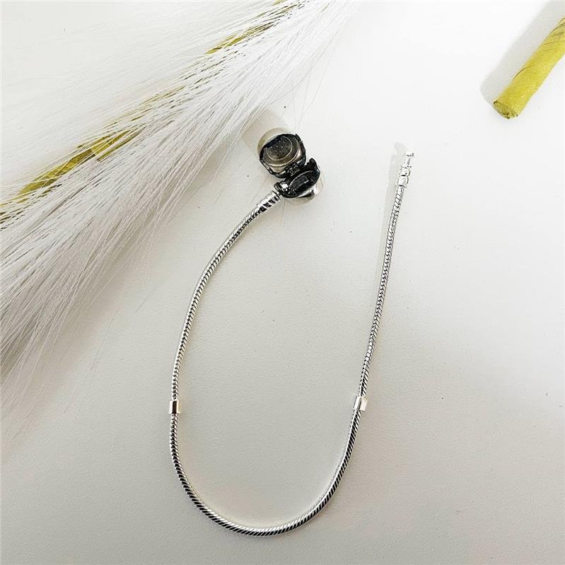 PULSEIRA PRATA 925 PARA BERLOQUES COROA CRAVEJADA