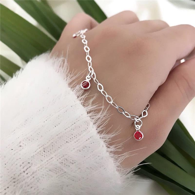 PULSEIRA PRATA 925 PEDRAS COLORIDAS