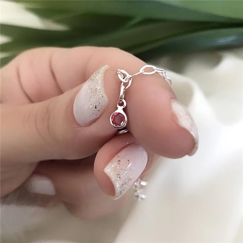 PULSEIRA PRATA 925 PEDRAS COLORIDAS