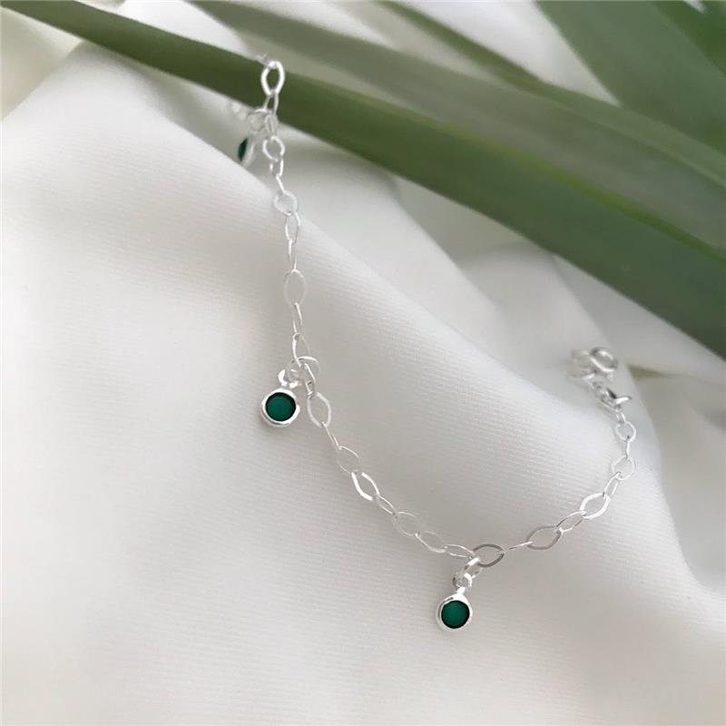 PULSEIRA PRATA 925 PEDRAS COLORIDAS