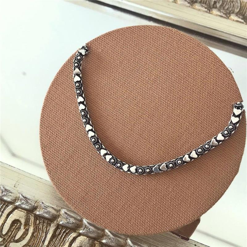 PULSEIRA PRATA 925 PEKUN FLORZINHA COM VARIAÇÕES