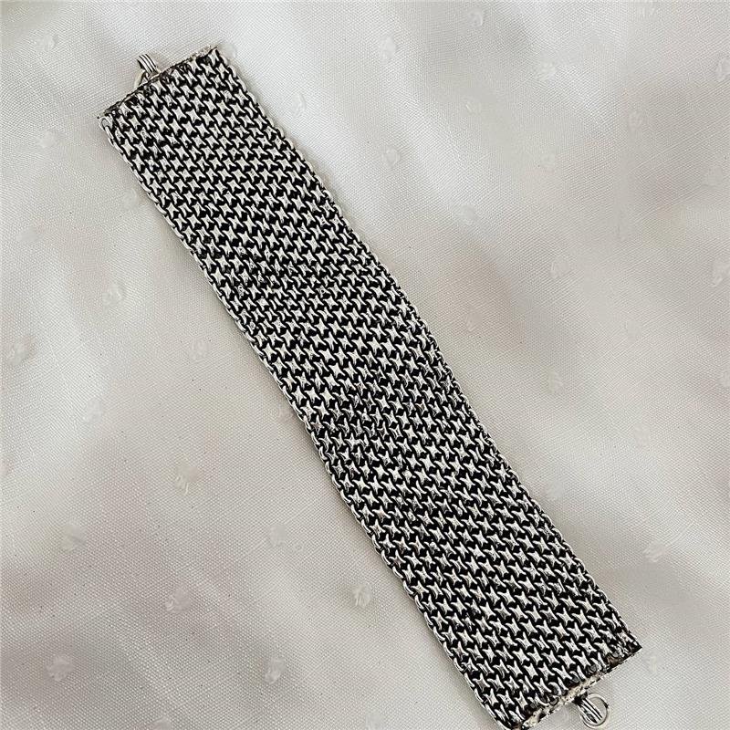 PULSEIRA PRATA 925 PEKUN LARGA ZIG ZAG