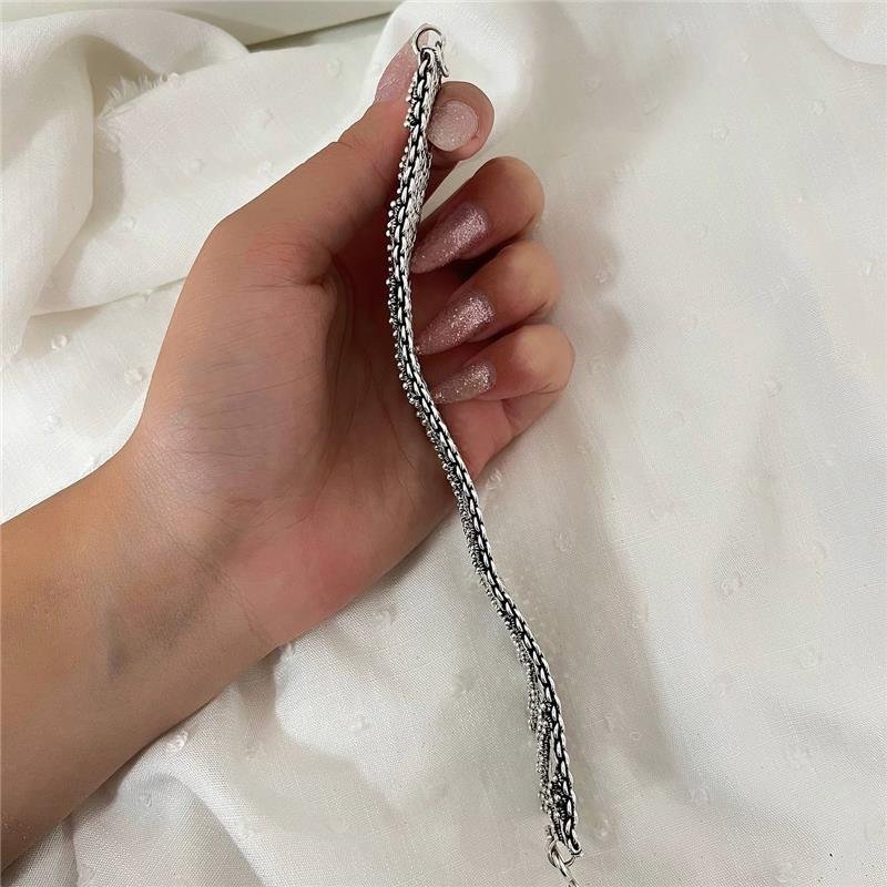 PULSEIRA PRATA 925 PEKUN LARGA ZIG ZAG