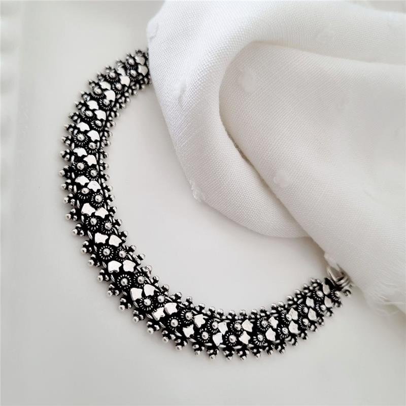 PULSEIRA PRATA 925 PEKUN LINHA DUPLA TULIPAS