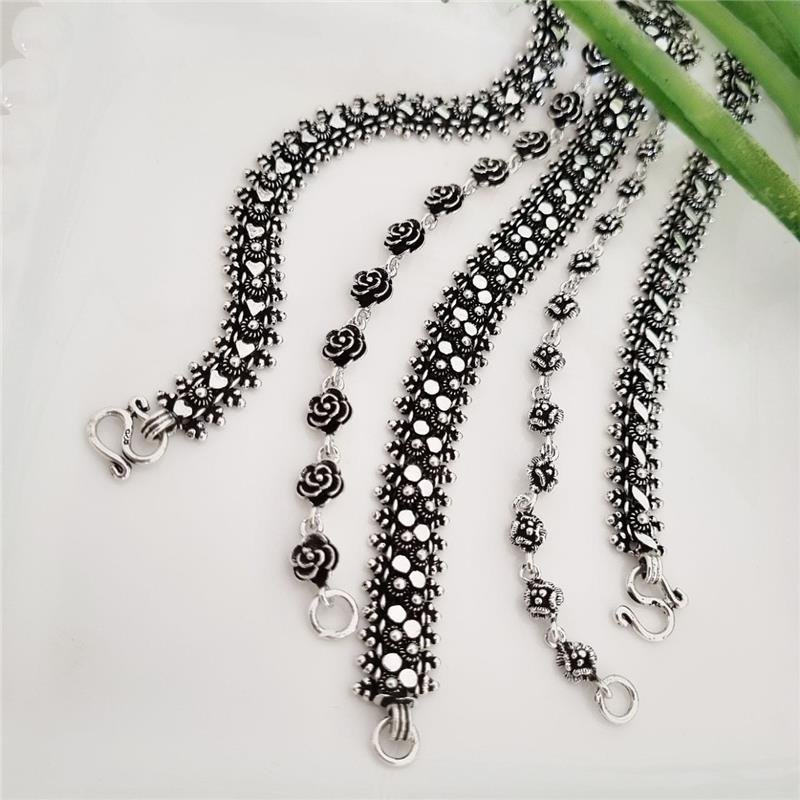 PULSEIRA PRATA 925 PEKUN ROSAS PEQUENAS