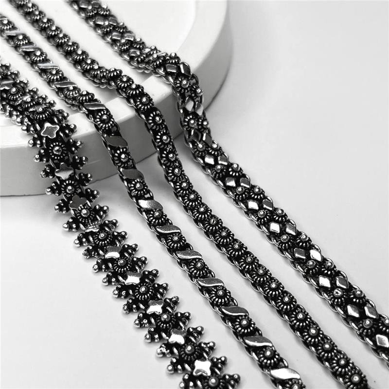 PULSEIRA PRATA 925 PIKUN FLORES