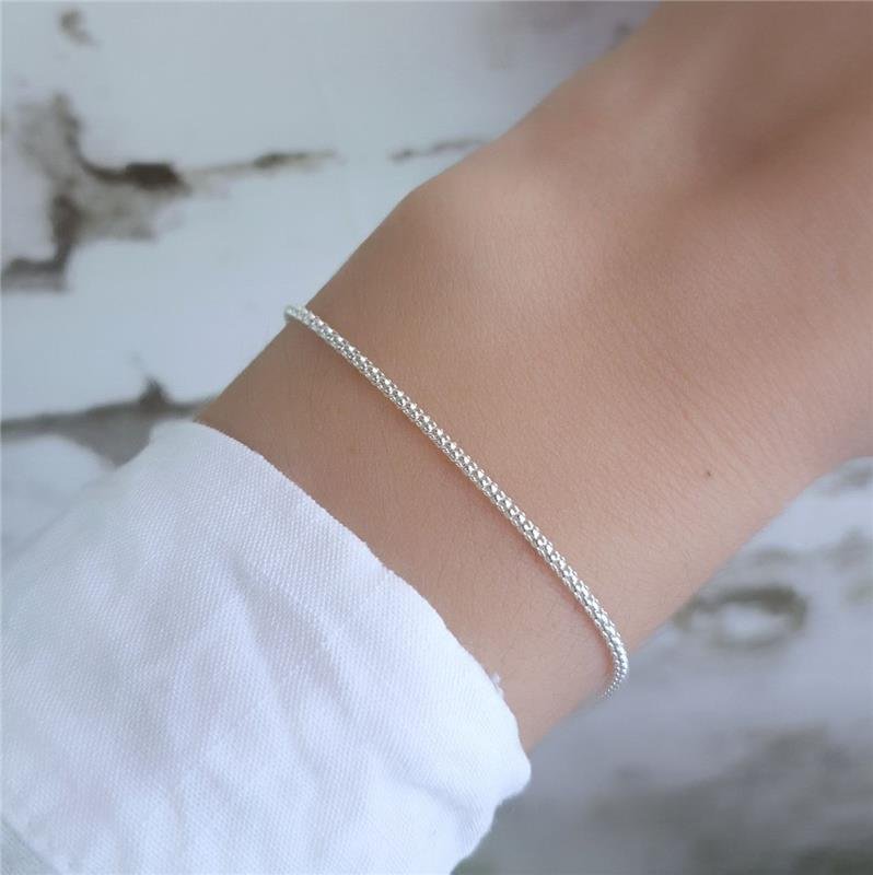 PULSEIRA PRATA 925 PIPOCA