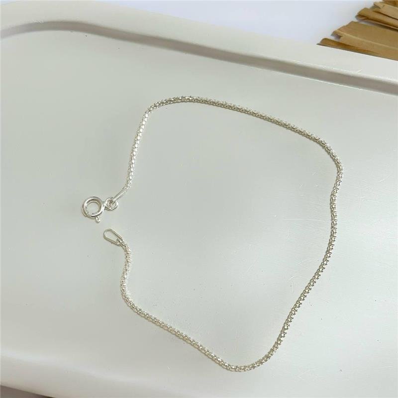 PULSEIRA PRATA 925 PIPOCA 19 CM