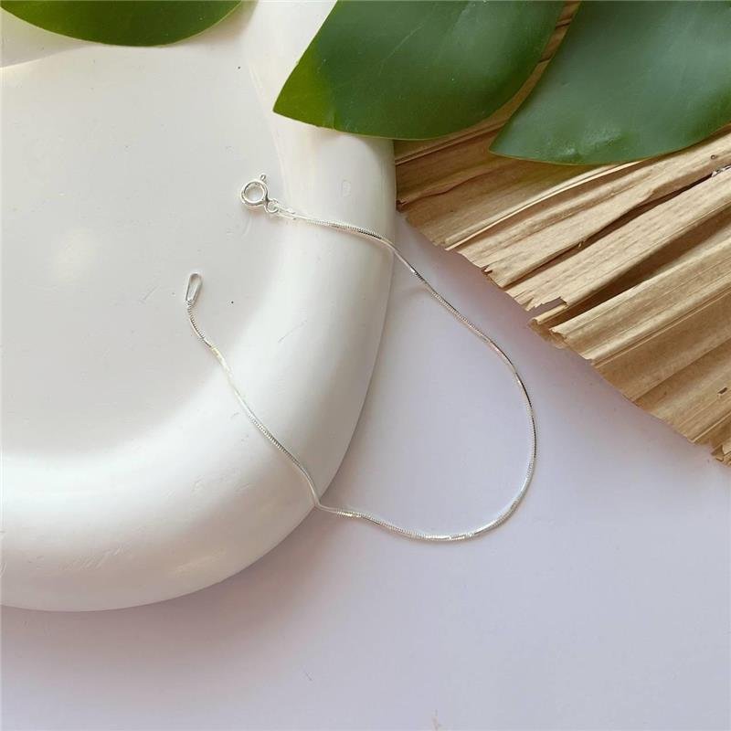 PULSEIRA PRATA 925 RABO DE RATO 18 CM