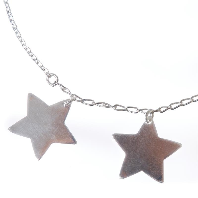PULSEIRA PRATA 925 REGULÁVEL ESTRELAS