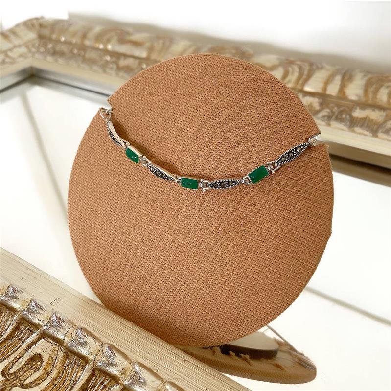 PULSEIRA PRATA 925 REGULÁVEL GOMOS