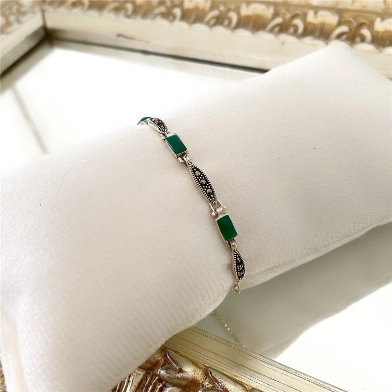 PULSEIRA PRATA 925 REGULÁVEL GOMOS