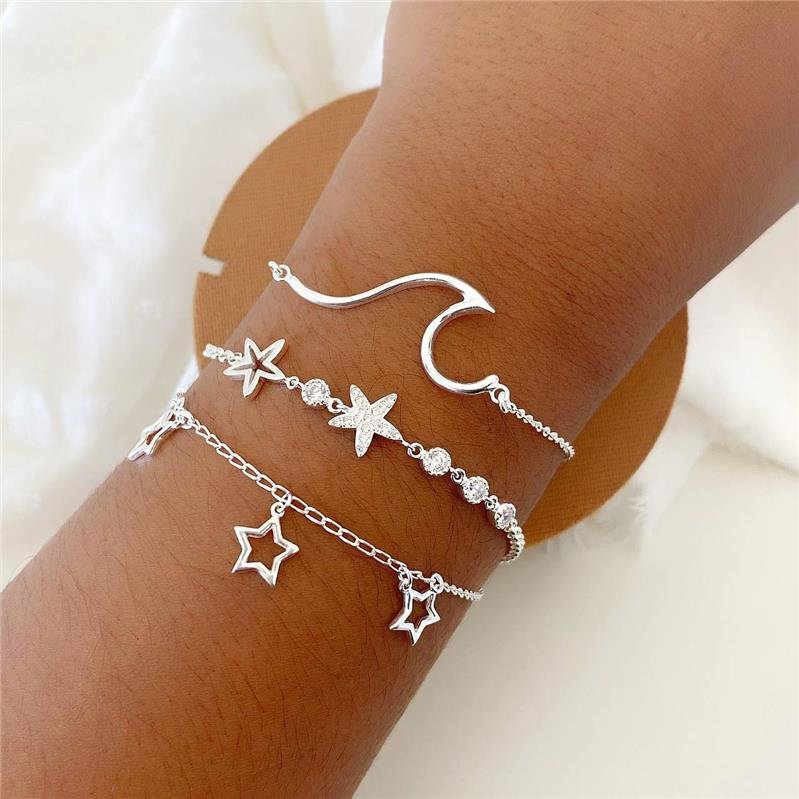 PULSEIRA PRATA 925 REGULÁVEL ONDA