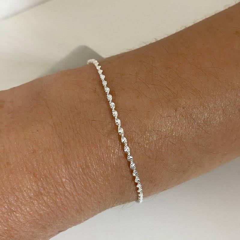 PULSEIRA PRATA 925 TORCIDA