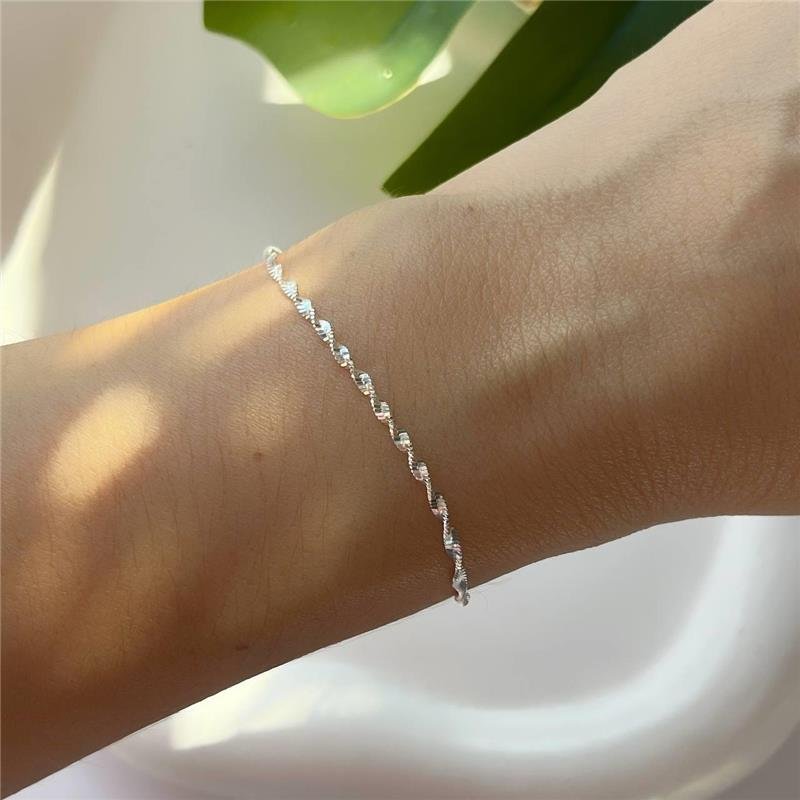 PULSEIRA PRATA 925 TORCIDA