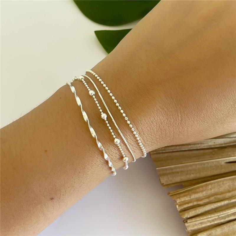 PULSEIRA PRATA 925 TORCIDA