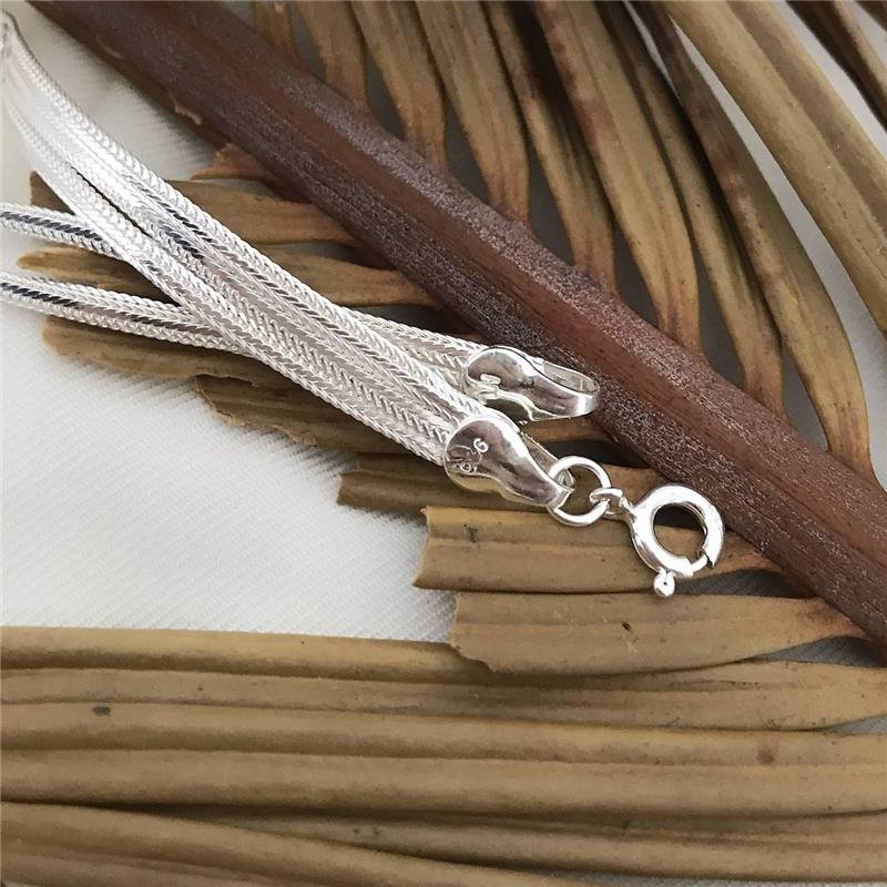 PULSEIRA PRATA 925 TRÊS FIOS LAMINADA TRANÇA