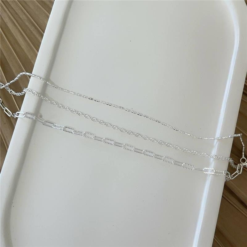 PULSEIRA PRATA 925 TRIPLA CORRENTES VARIADAS