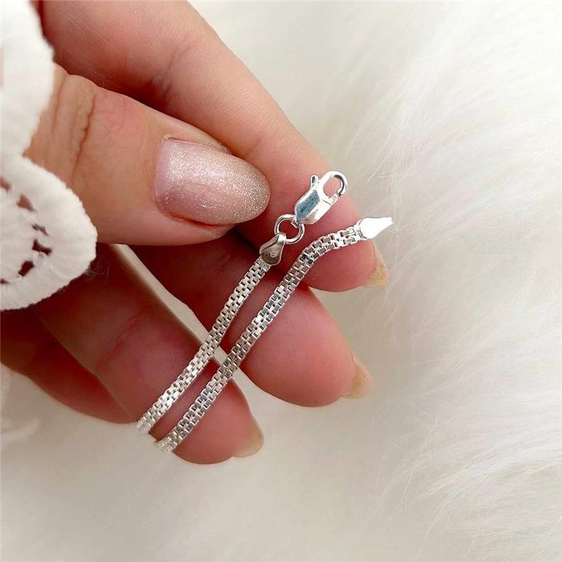 PULSEIRA PRATA 925 VENEZIANA 2 FIOS