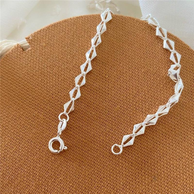 TORNOZELEIRA PRATA 925 LOSANGO