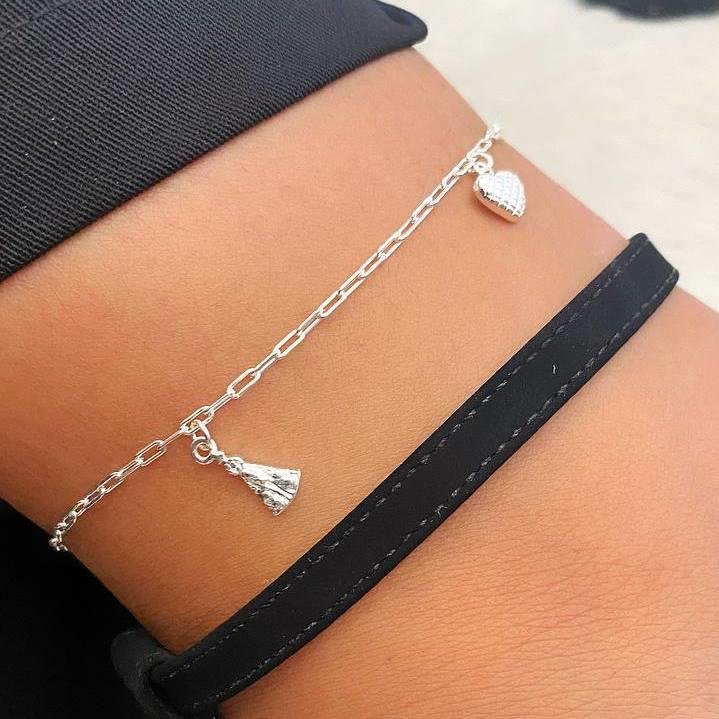 TORNOZELEIRA PRATA 925 RELIGIOSA